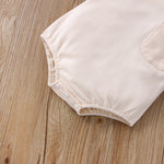 Newborn Solid Color Fashion One-piece Toddler Jumpsuit - Cindi Book