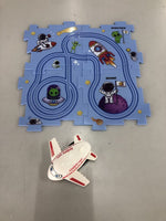 Children Puzzle Electric Railroad Speeder DIY Assembly Electric Car Automatic Rail City Scene Construction Education Toy Gift - Cindi Book