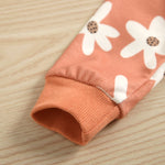 Infant Dark Orange Printing Beige Suit - Cindi Book