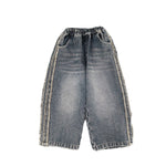 Winter Boys' New Fleece-lined Warm And Loose Jeans - Cindi Book