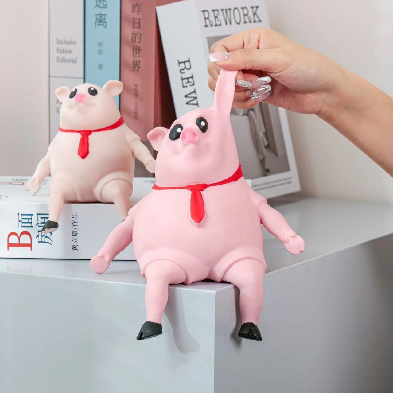 Piggy Squeeze Toys  Pigs Antistress Toy Cute Squeeze Animals Lovely Piggy Doll Stress Relief Toy Children Day For Kids Gift Gifts - Cindi Book
