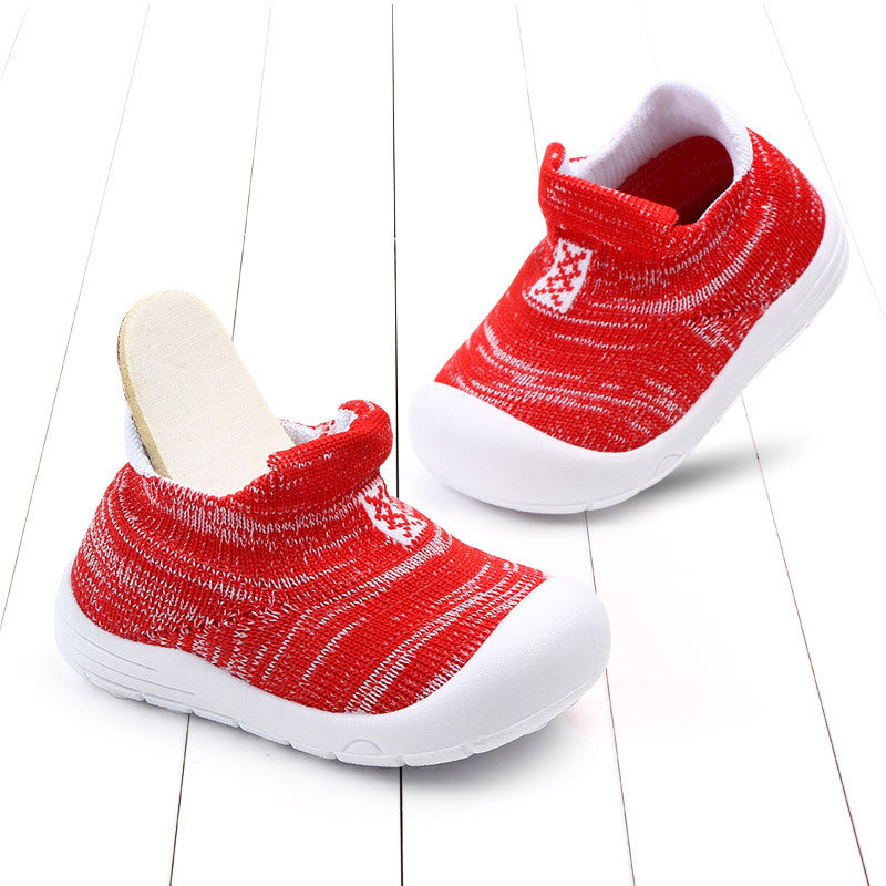 Spring Children''s Single Shoe Soft Sole Walking Shoes Non Slip Breathable Baby Shoes - Cindi Book