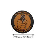 THINK TWICE BECAUSE I WON'T THINK TWICE Before Chapter PVC Flexible Glue Armband - Cindi Book