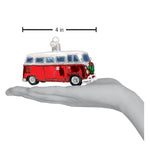 Old World Christmas Camper Van Ornament - hand-blown glass Christmas tree ornament (view 4)