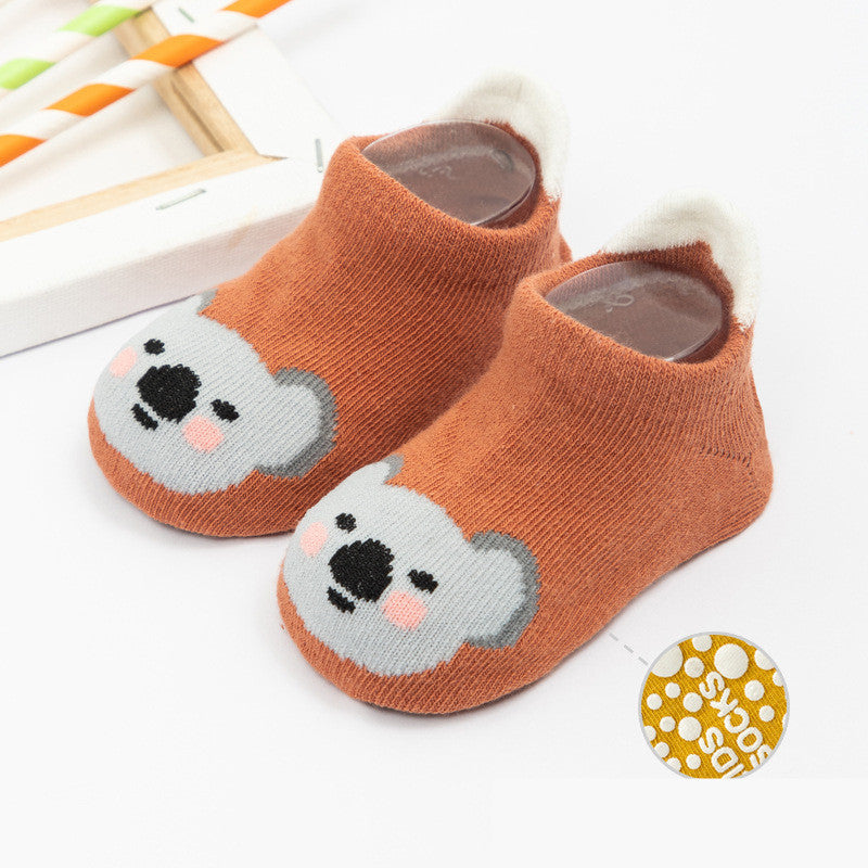 Cartoon Low-cut Baby Child Baby Non-slip Floor Boat Socks - Cindi Book