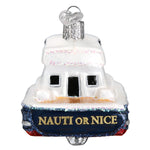 Old World Christmas Charter Boat Ornament - hand-blown glass Christmas tree ornament (view 5)