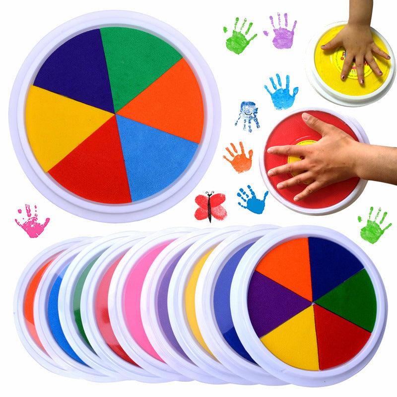 New Hot Selling Kindergarten Finger Print Mud Non-toxic Washable Pigment - Cindi Book