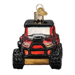 Old World Christmas Side By Side ATV Ornament - hand-blown glass Christmas tree ornament (view 5)