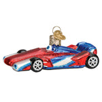 Old World Christmas Racing Car Ornament - hand-blown glass Christmas tree ornament (view 3)