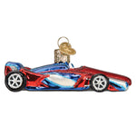 Old World Christmas Racing Car Ornament - hand-blown glass Christmas tree ornament (view 4)