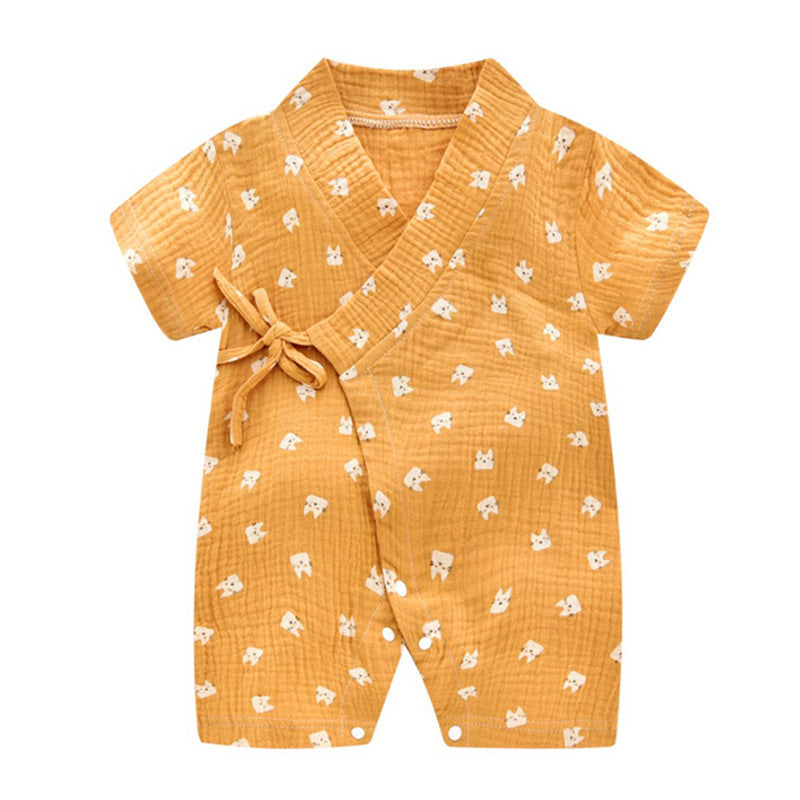 Baby Onesies Summer Thin Baby Romper Romper - Cindi Book