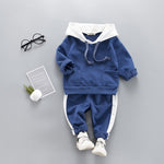 Western style 1 year old baby sweater two-piece - Cindi Book