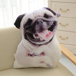 Funny 3D Dog Print Throw Pillow Creative Cushion Cute Plush Doll Gift Home Decor - Cindi Book