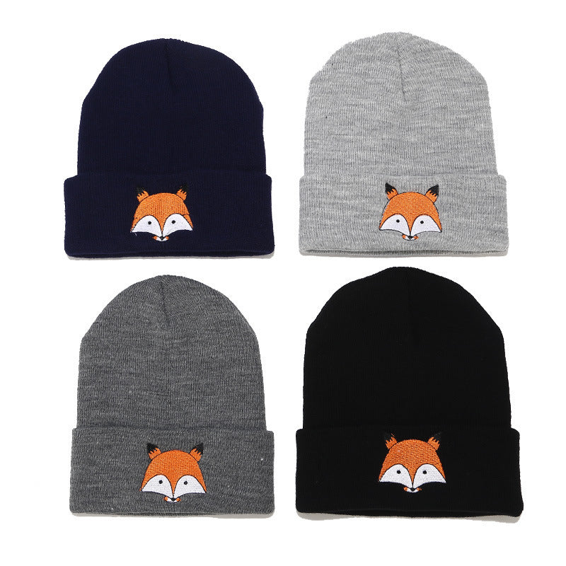 Embroidered wool cap - Cindi Book