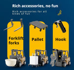 Remote Control Mini Forklift Desktop Alloy Engineering Remote Car Model - Cindi Book