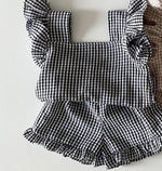 Girls' Ear Edge Short Sleeve Set - Cindi Book