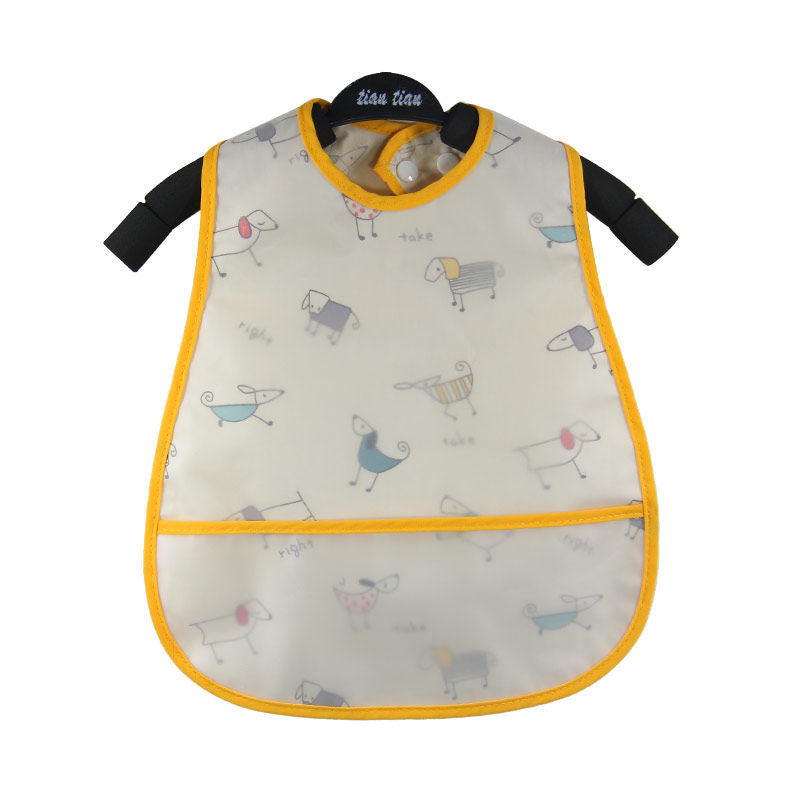 Baby eating bib girl baby waterproof children male painting apron - Cindi Book