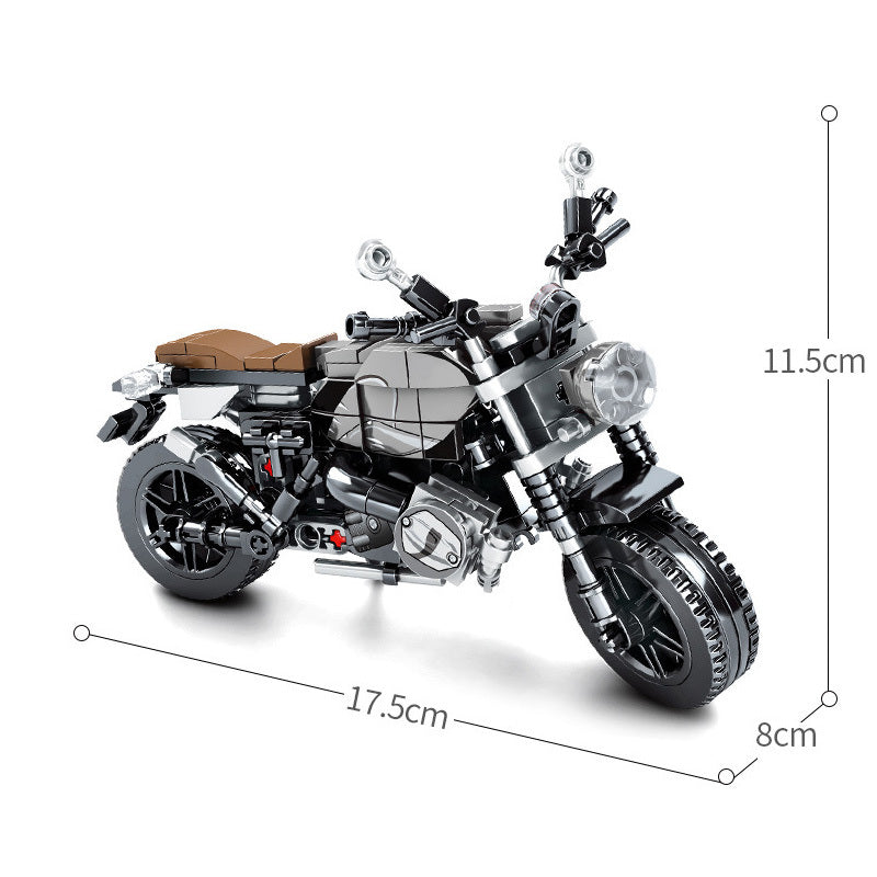 Cross-country Motorcycle Building Block Puzzle Toy - Cindi Book