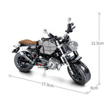 Cross-country Motorcycle Building Block Puzzle Toy - Cindi Book