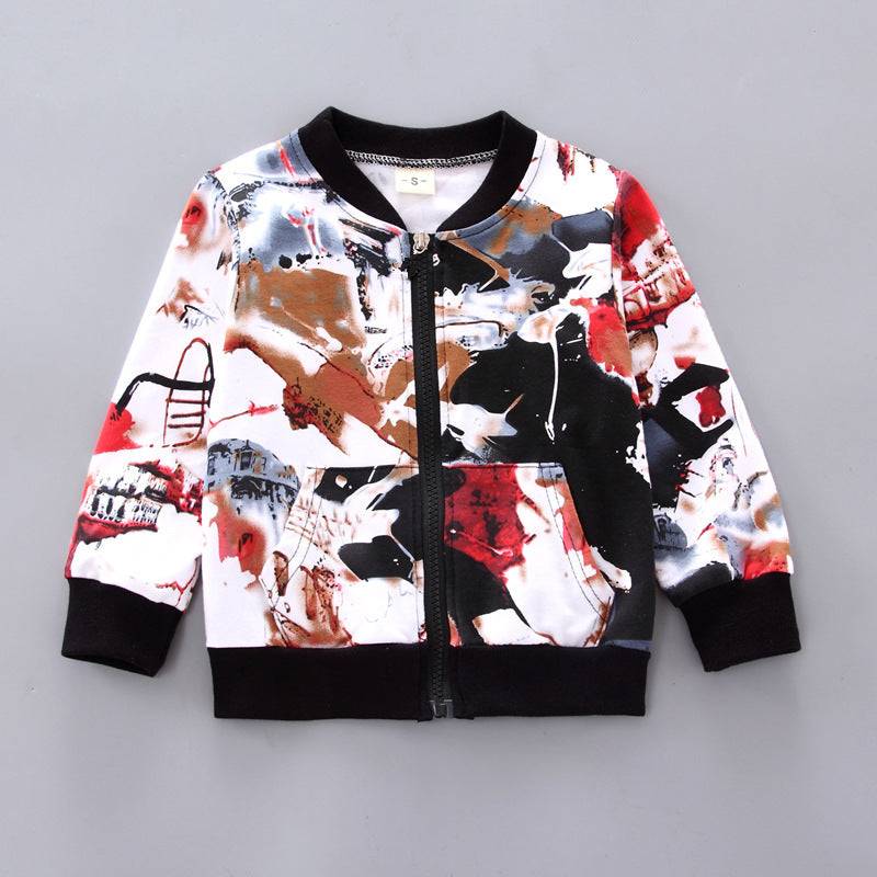 Boys Handsome Autumn And Winter Clothes Three-Piece Kid Clothes - Cindi Book