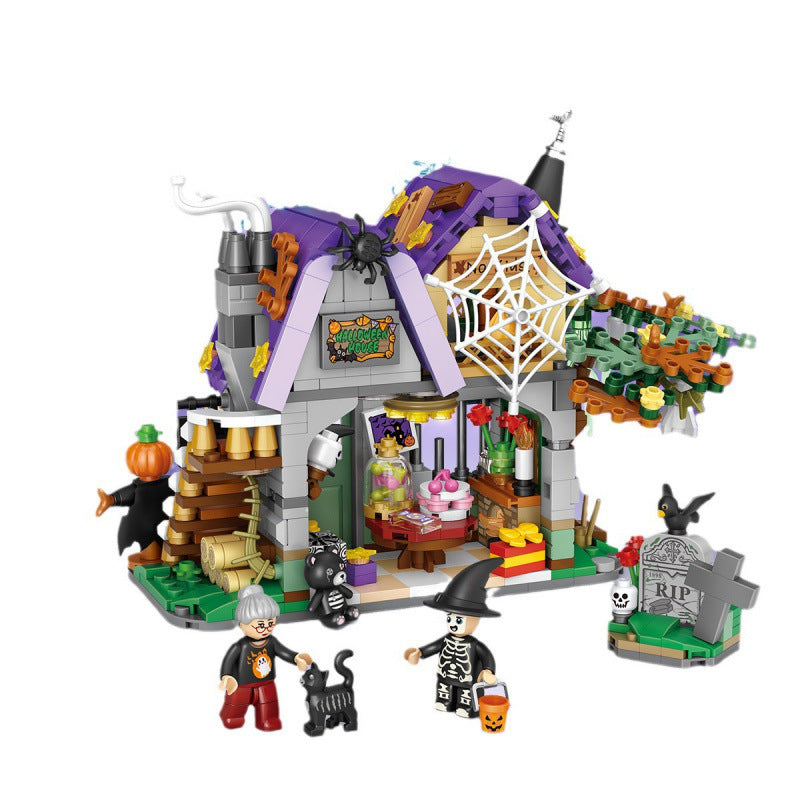 Halloween Building Blocks Small Particle Assembly Toys - Cindi Book