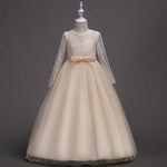 Kids Long Flower Girl Dress Dress - Cindi Book