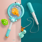 Bath Toy Dinosaur Fishing Fishing Toy Can Spray Water Pinch Called Fishing Net - Cindi Book
