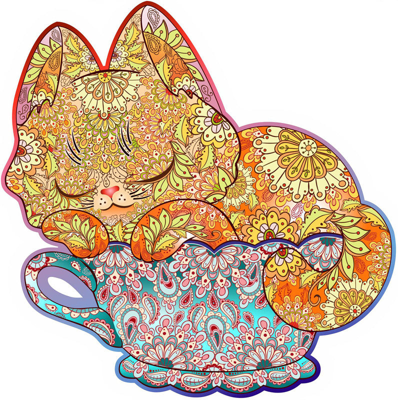 Colorful Butterfly Animal Wooden Puzzles - Cindi Book
