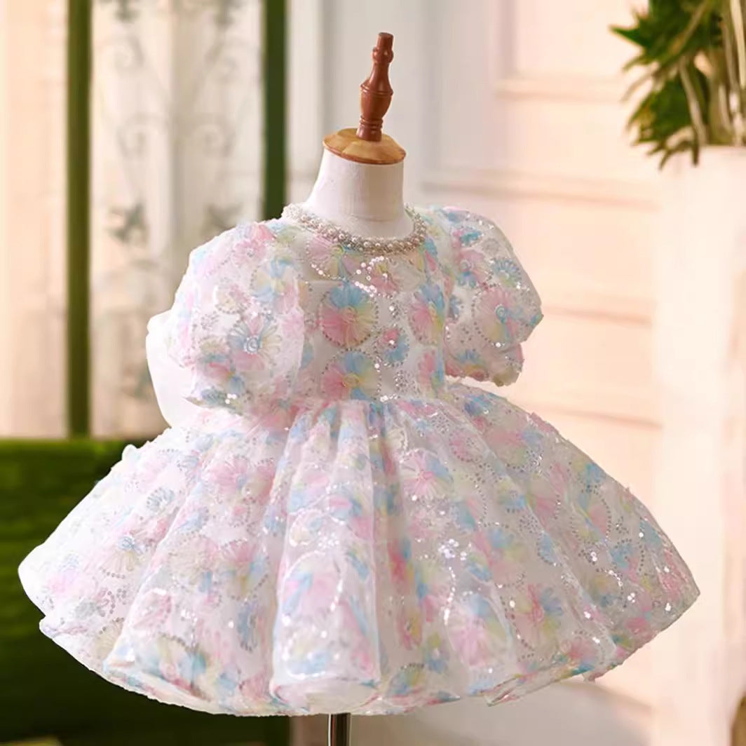 Princess Dress Light Luxury Minority High-end Flower Birthday Host Pettiskirt - Cindi Book
