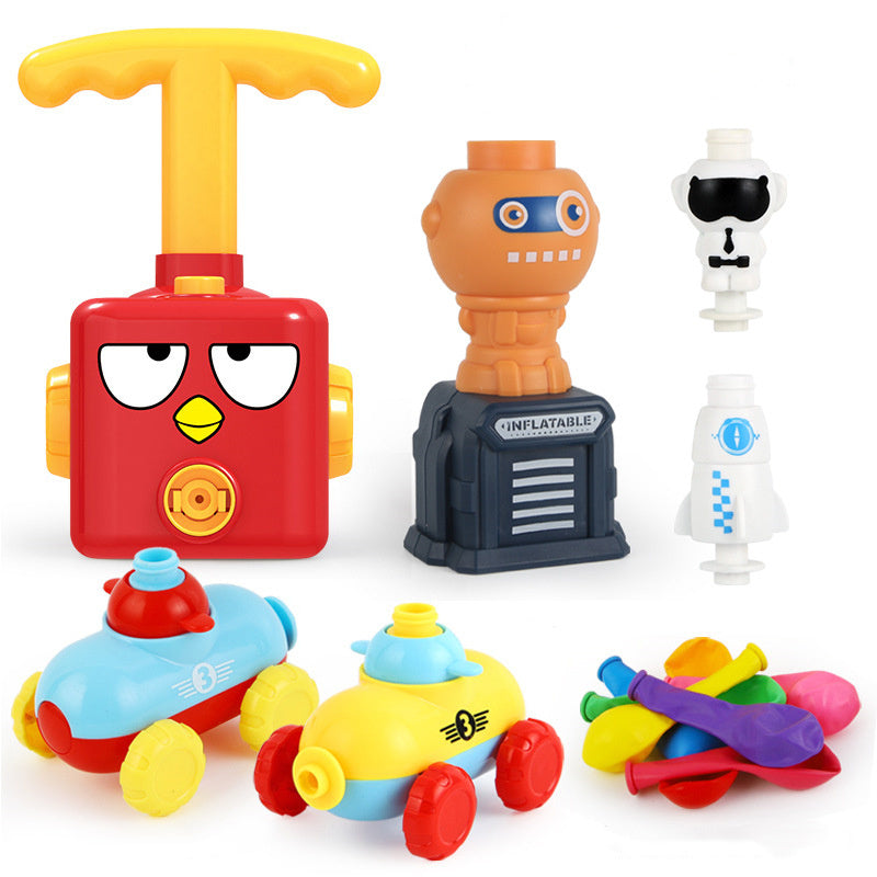 Power Balloon Launch Tower Toy Puzzle  Education Inertia Air Power Balloon Car Science Experimen Toy For Children Gift - Cindi Book