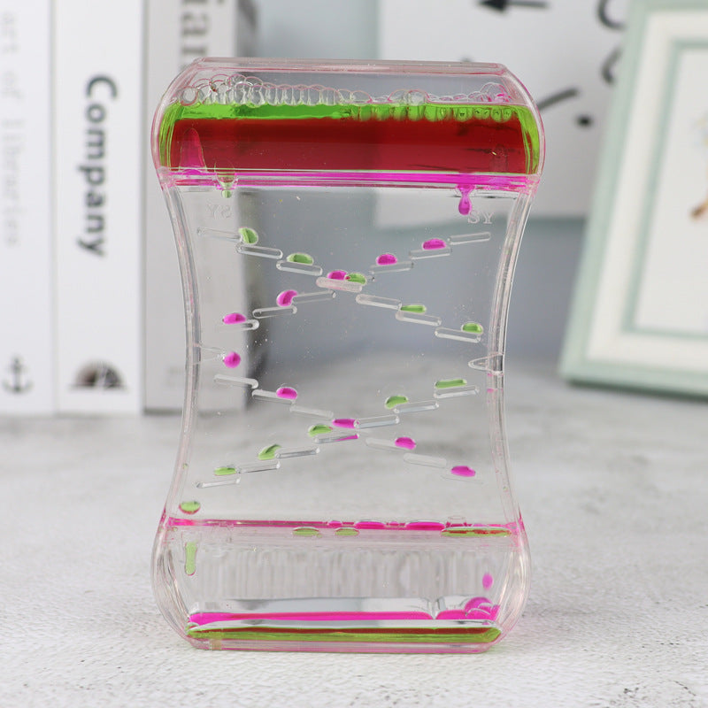 Creative Cruise Fluid Liquid Hourglass Quicksand Timer 2024 Ins Living Room Office Ornaments Desk Table Decorations Home Decor - Cindi Book