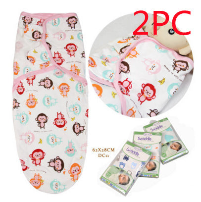 Cotton baby baby wrapped towel, cartoon baby sleeping bag, anti startled baby and baby products - Cindi Book