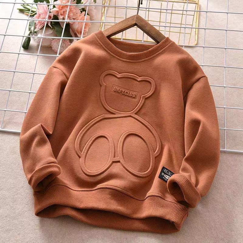 Long Sleeved T Shirt Children Plus Velvet Bottoming Shirt - Cindi Book
