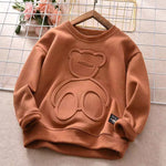 Long Sleeved T Shirt Children Plus Velvet Bottoming Shirt - Cindi Book
