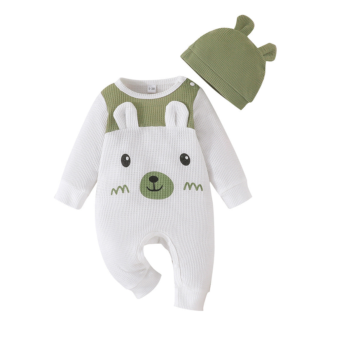 Long Sleeve Jumpsuit Hat Jumpsuit Children's Clothing - Cindi Book