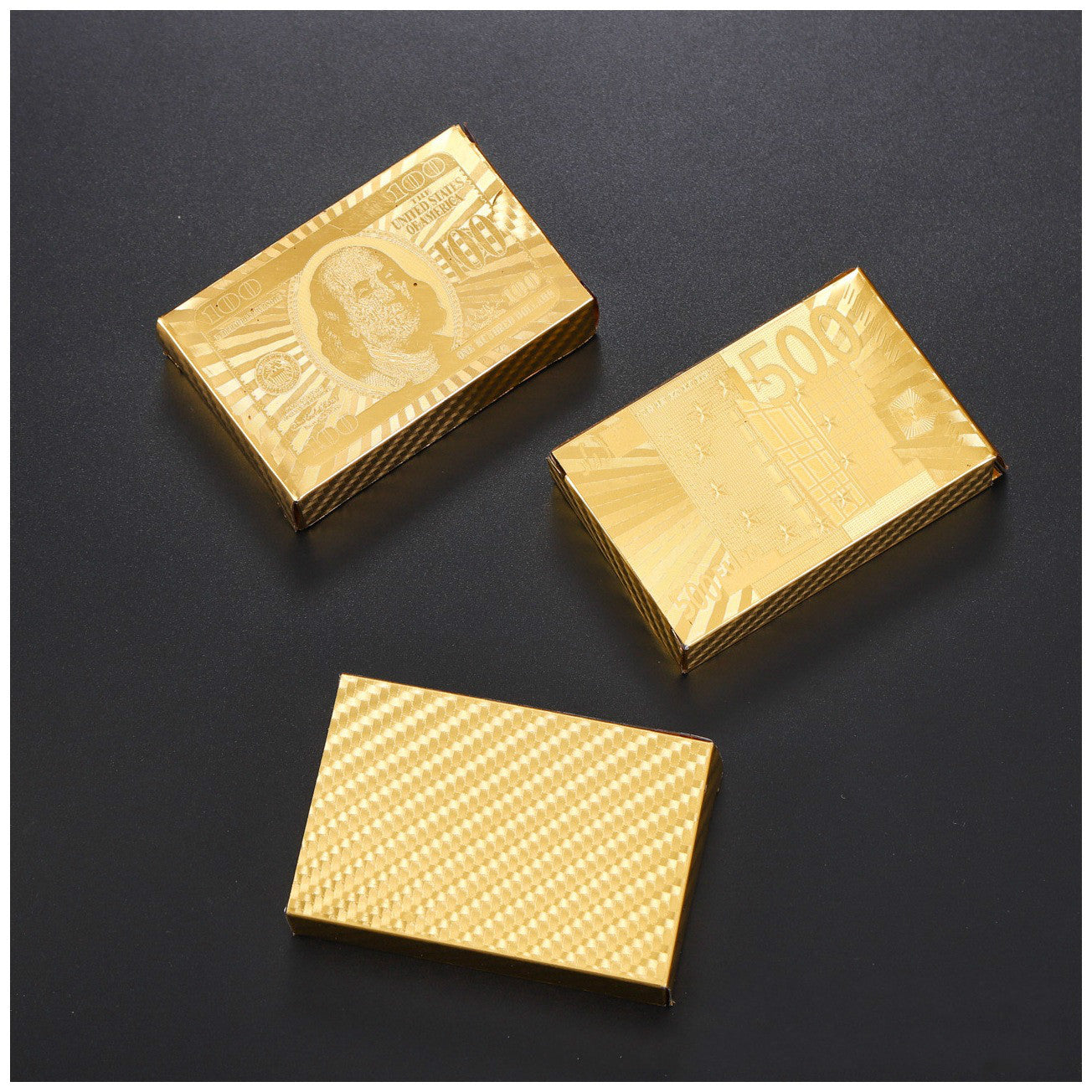 Waterproof gold foil playing CARDS - Cindi Book