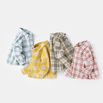 Fashion Men's Spring And Autumn Lattice Shirt - Cindi Book