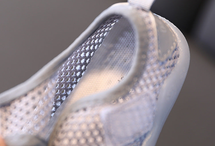 Children's Shoes Slip Through the Net, Hollow Out Casual Shoes, Beach Flying Woven Baby Toddler Shoes, Net Shoes