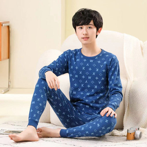 Children's Pajamas Cotton Boys' Base Teen Underwear Suit - Cindi Book