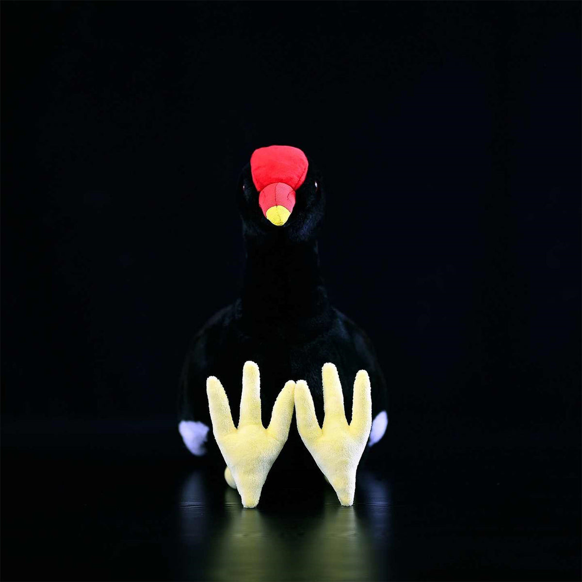Black Water Chicken Plush Toy Red Bone Top - Cindi Book