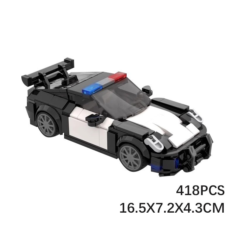 992 GT3 Police Car Model Speed Sports Car 8 Grid Racing Car - Cindi Book