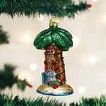 Old World Christmas Christmas Palm Tree - hand-blown glass Christmas tree ornament