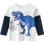 Baby Clothes Boy Cottoming Shirt Children Long Sleeve T-shirt - Cindi Book