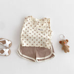 Fashion Camisole Solid Color Shorts Two-piece Set - Cindi Book