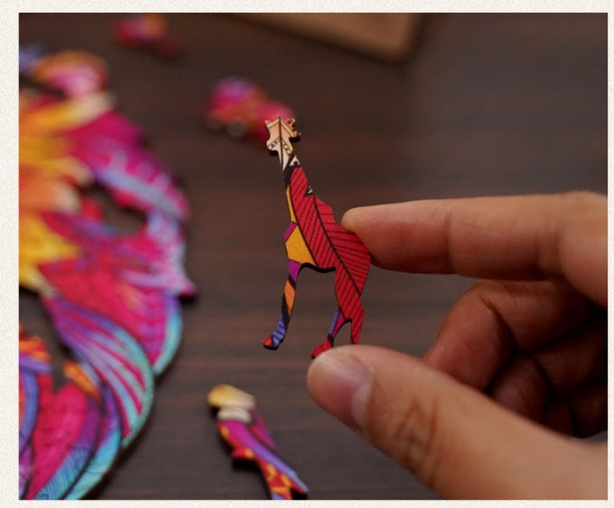 DIY Wooden Puzzles Animal Shaped The Best Christmas Gift Wooden Puzzles - Cindi Book