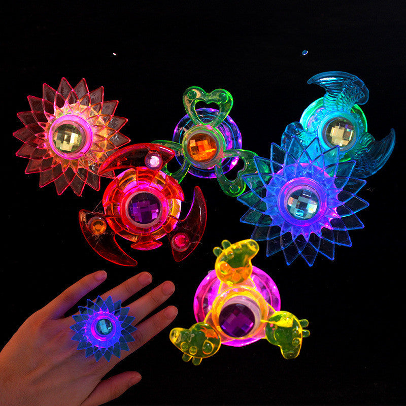 Children's luminous toy top finger light - Cindi Book