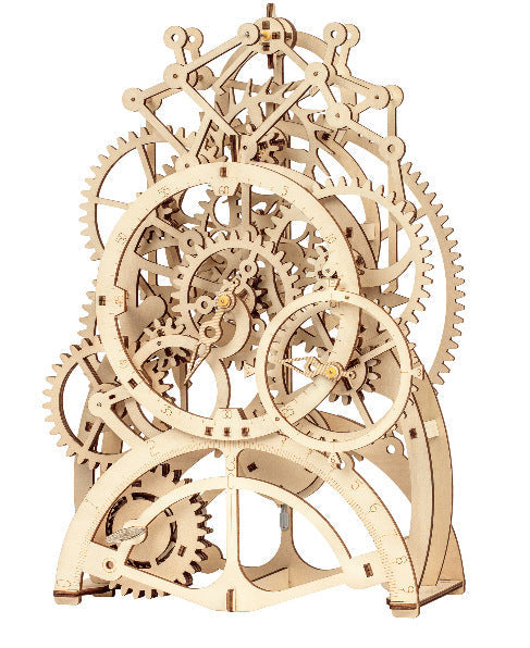If The State KL501 601 Wooden Puzzles Play 3D Puzzle Assembling The Old Projector, The Pendulum Clock DIY Gift - Cindi Book
