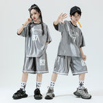 Hip Hop Children's Performance Hip Hop Glossy Loose Outfit - Cindi Book