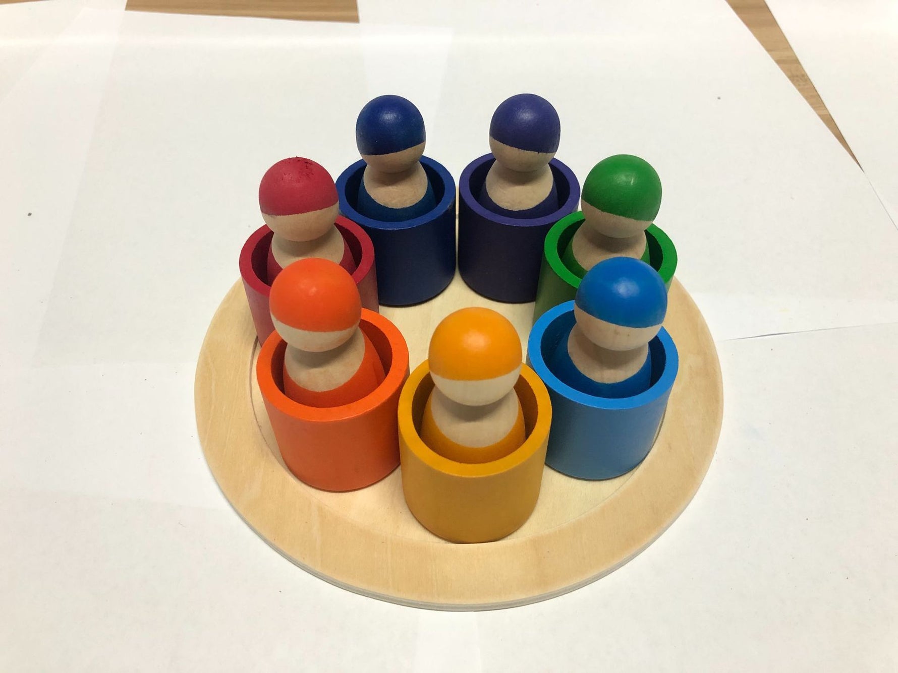 Early education stacking high blocks - Cindi Book