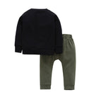 spring and summer new ins boys suit letters male baby in the children's suit Amazon explosion models - Cindi Book